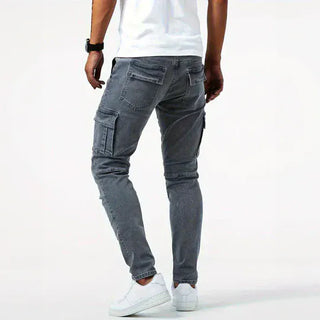 BRYNOUVELLE | JEANS CARGO EN DENIM POUR HOMMES