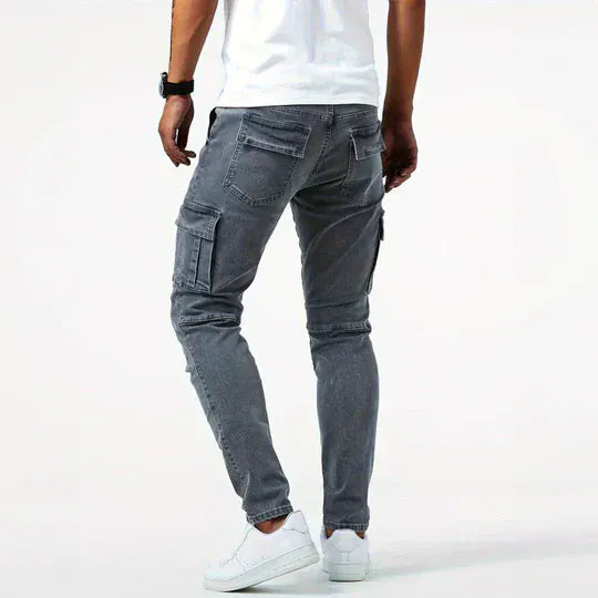 BRYNOUVELLE | JEANS CARGO EN DENIM POUR HOMMES
