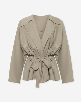 VESTE EN VISCOSE SHEILA VERT CLAIR