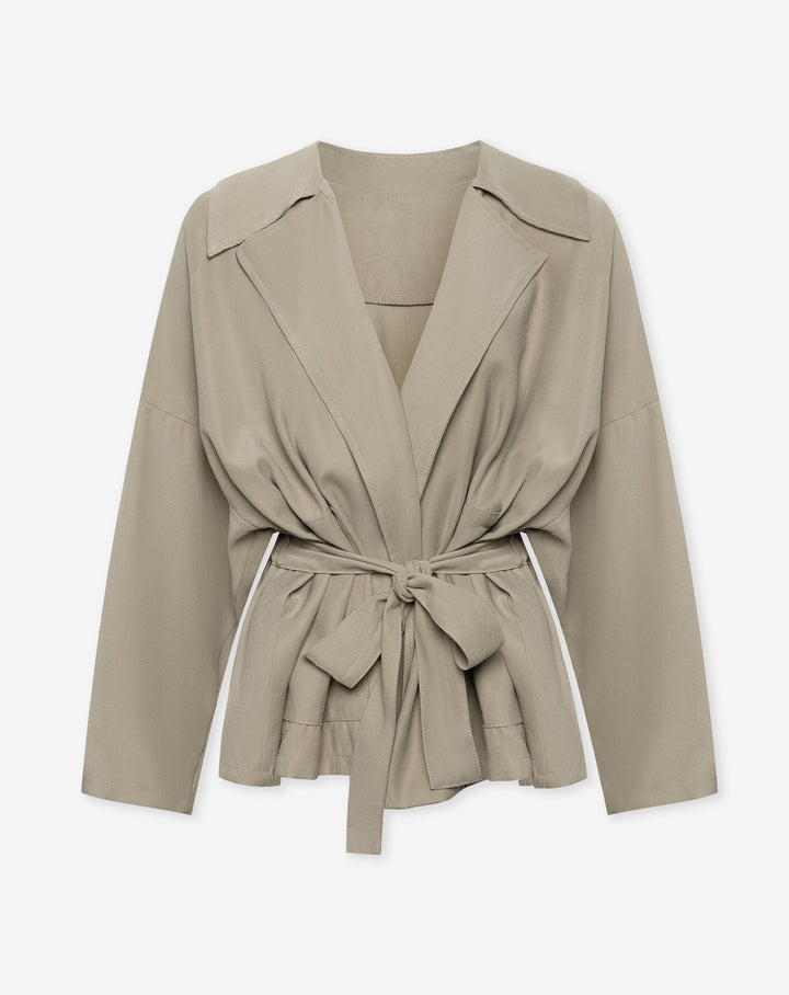 VESTE EN VISCOSE SHEILA VERT CLAIR