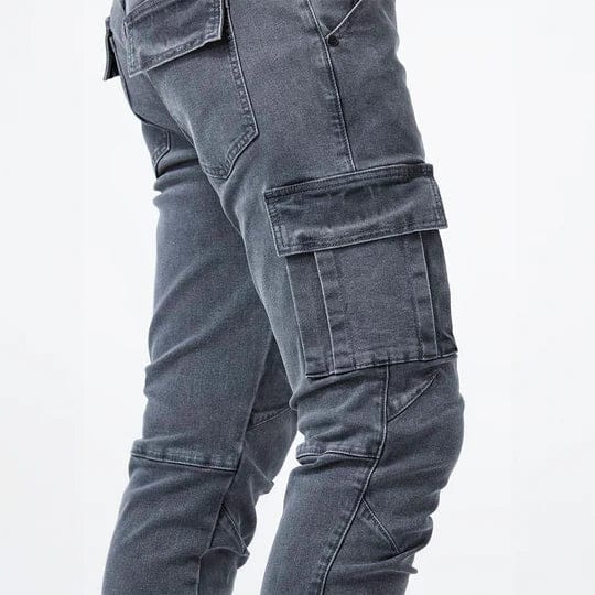 BRYNOUVELLE | JEANS CARGO EN DENIM POUR HOMMES