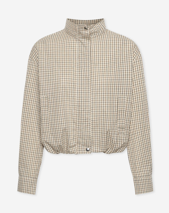 VESTE DE SURVÊTEMENT LIVIA CHECK BEIGE