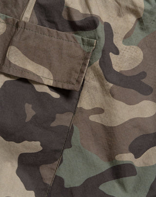 JUPON À HEM BUBBLE CAMOUFLAGE VERT