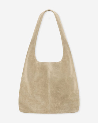KAYLA SUEDE SHOPPER BEIGE