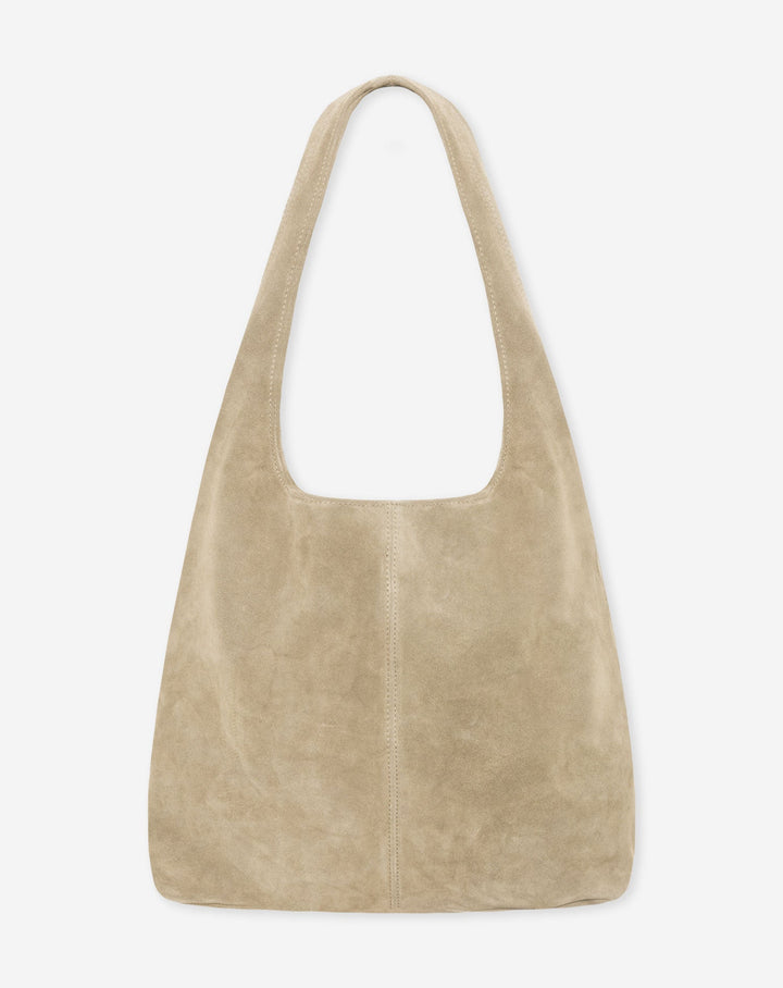 KAYLA SUEDE SHOPPER BEIGE