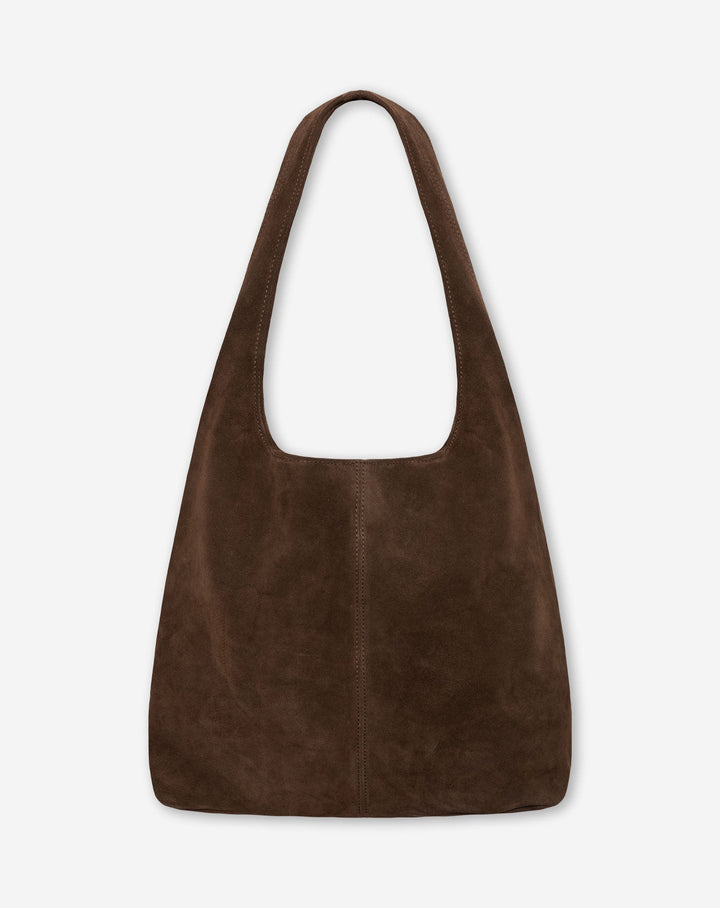 KAYLA SUEDE SHOPPER BRUN