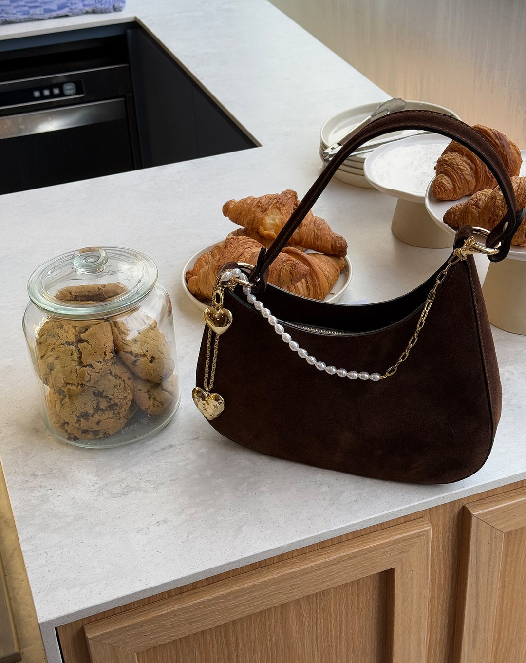 SAC EN SUEDE VIVIAN MARRON