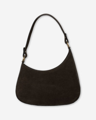 SAC EN SUEDE VIVIAN MARRON FONCÉ
