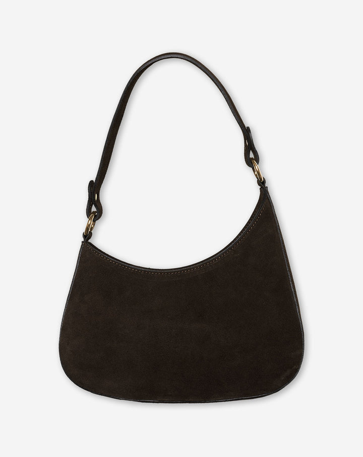 SAC EN SUEDE VIVIAN MARRON FONCÉ