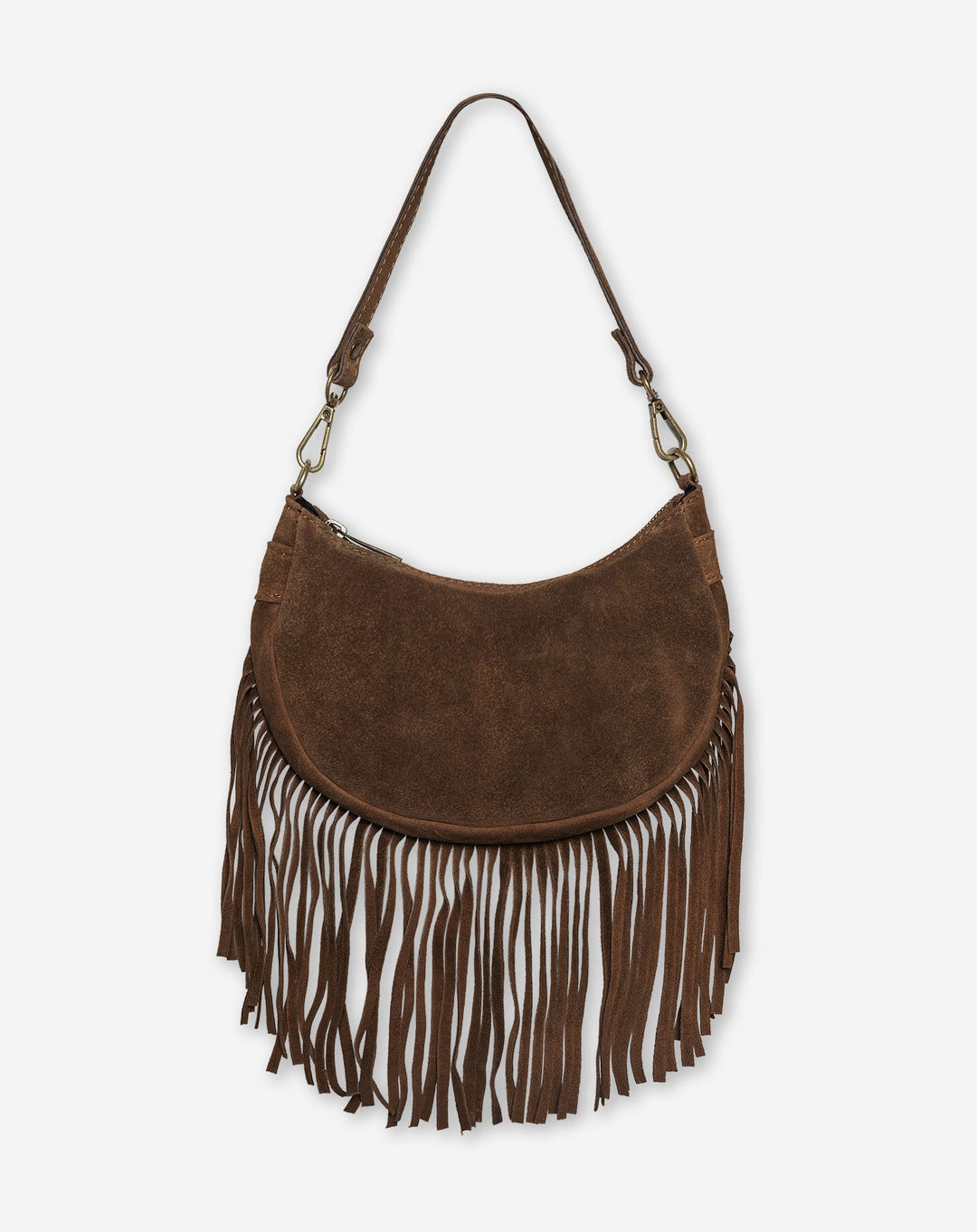 SAC EN SUÉDINE À FRANGES NAOMY BRUN