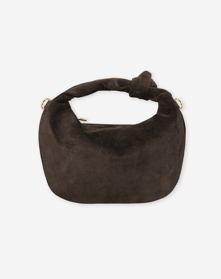 SAC EN SUÉDINE NOEUD MIMMI BRUN