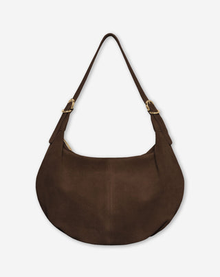 SAC EN SUEDE MERLE BRUN