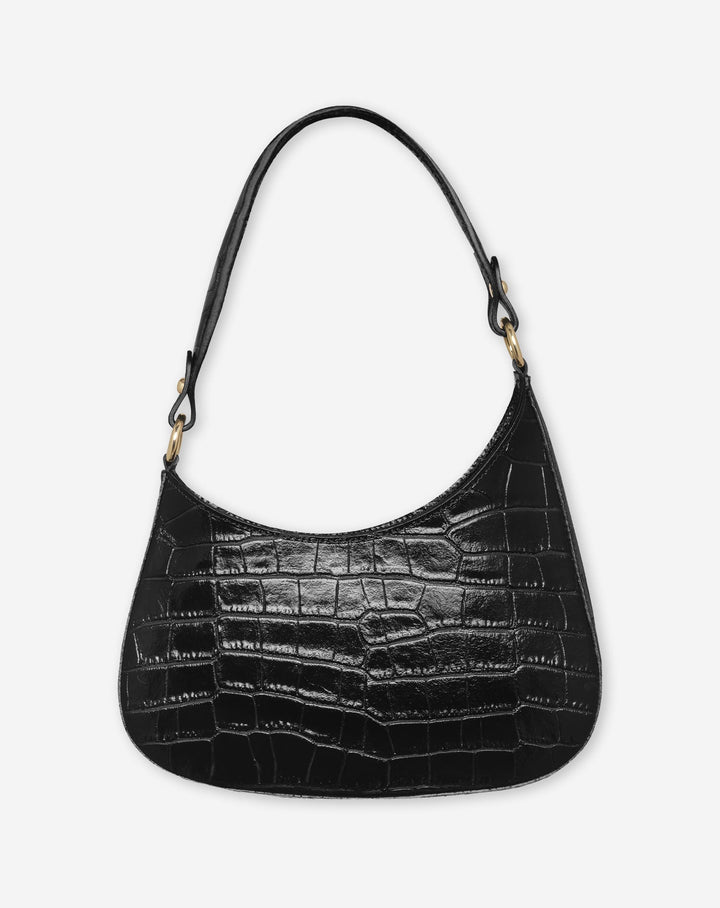 SAC CROCO VIVIAN NOIR