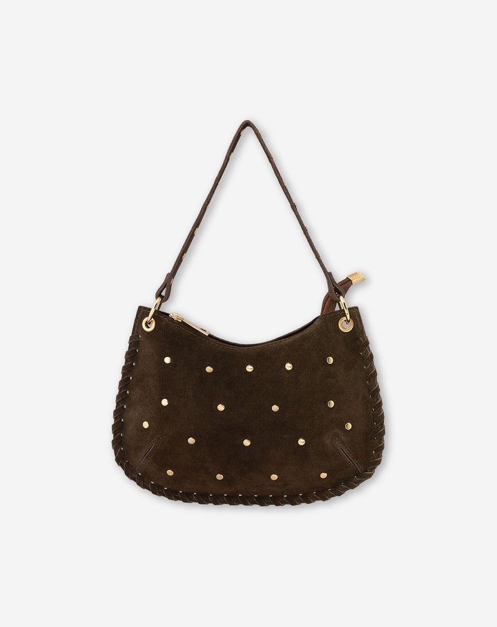 SAC EN SUEDE MARRON FONCÉ