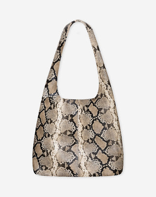 SAC SHOPPER SNAKE BEIGE