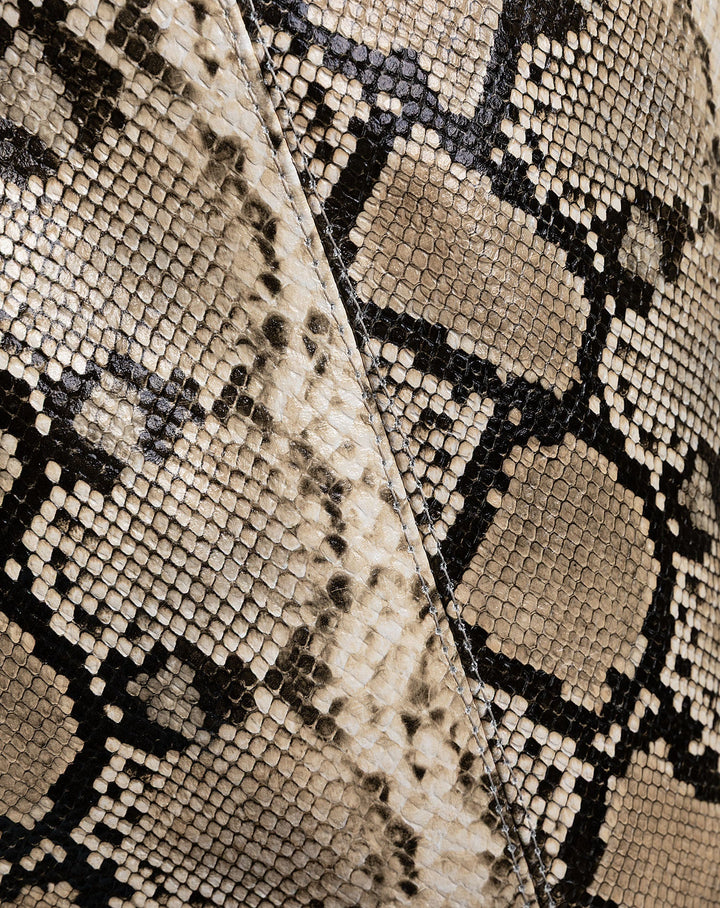 SAC SHOPPER SNAKE BEIGE