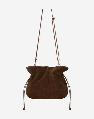SAC EN SUEDE LOUISE MARRON