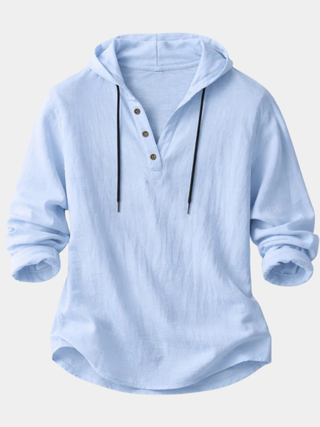 BRYNOUVELLE | Hoodie en Coton et Lin pour Hommes