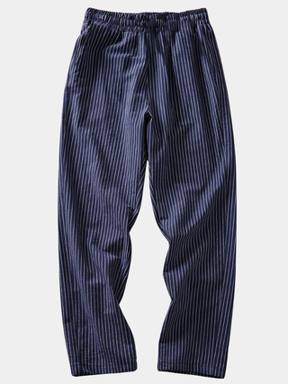 BRYNOUVELLE | PANTALON DÉCONTRACTÉ À RAYURES POUR HOMMES