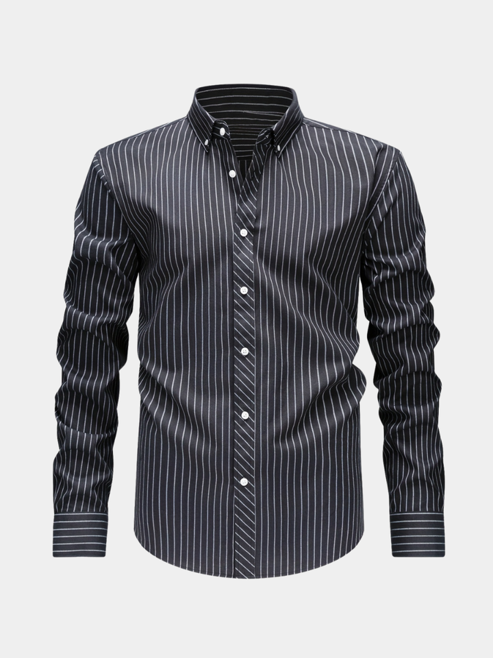 BRYNOUVELLE | Chemise Rayée en Coton pour Hommes