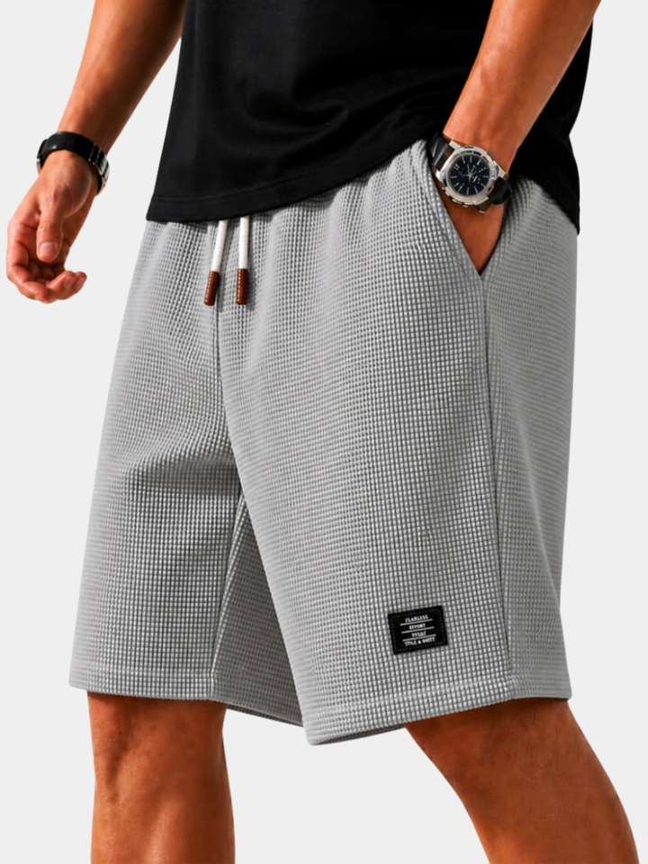 BRYNOUVELLE | SHORT EN TISSU GAUFFRÉ POUR HOMMES