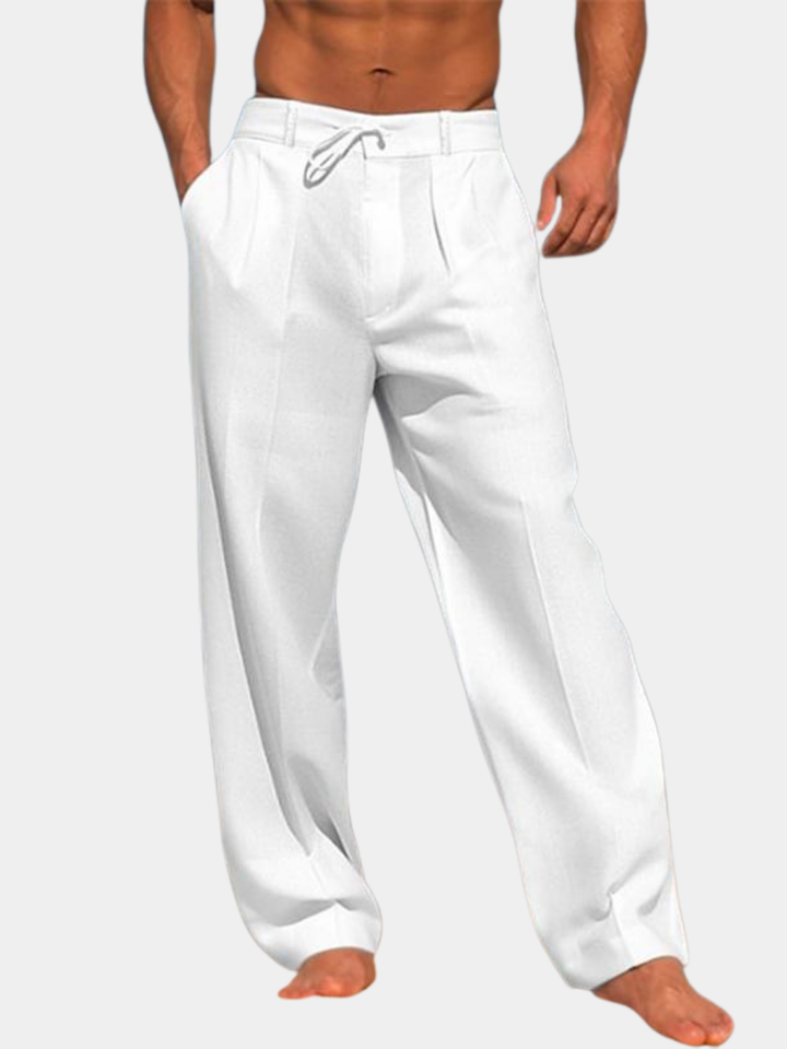 BRYNOUVELLE | PANTALONS EN LIN COASTAL POUR HOMMES