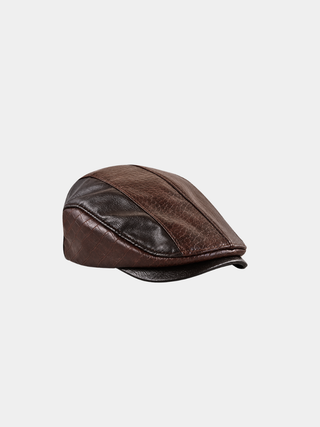 BRYNOUVELLE | Casquette Homme en Cuir Crocodile