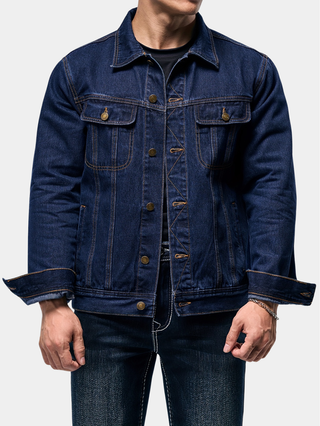 BRYNOUVELLE | Veste en Denim pour Hommes - Vêtement de Travail