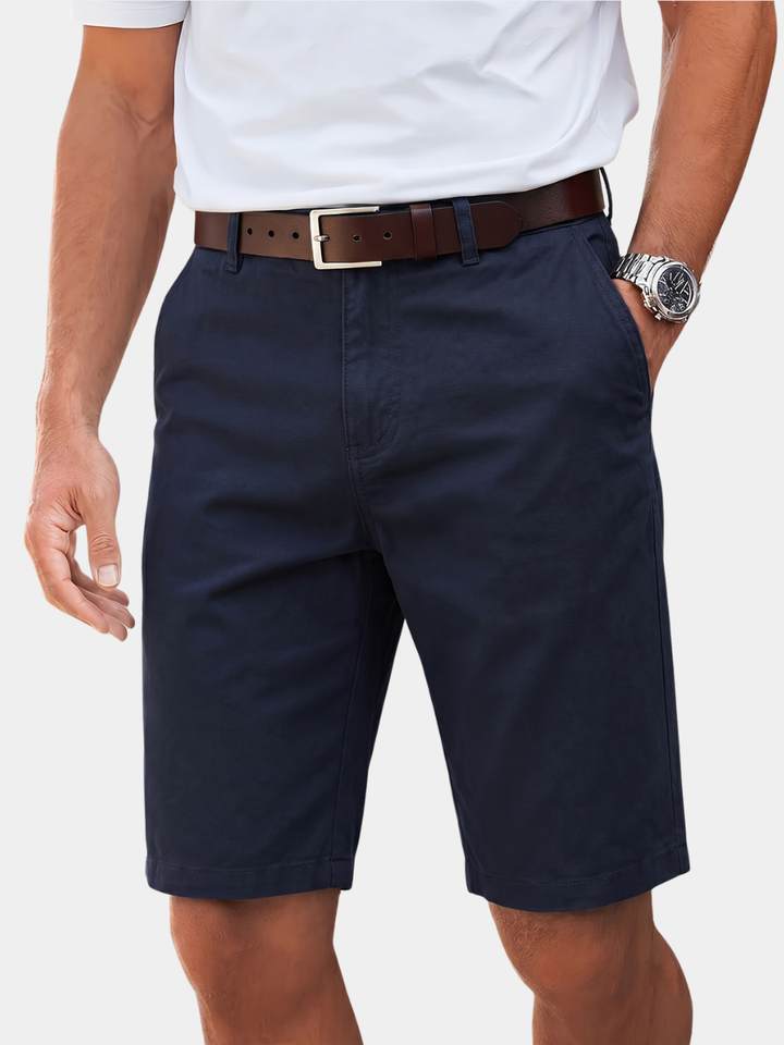 BRYNOUVELLE | SHORT CHINO EN SERGÉ POUR HOMMES