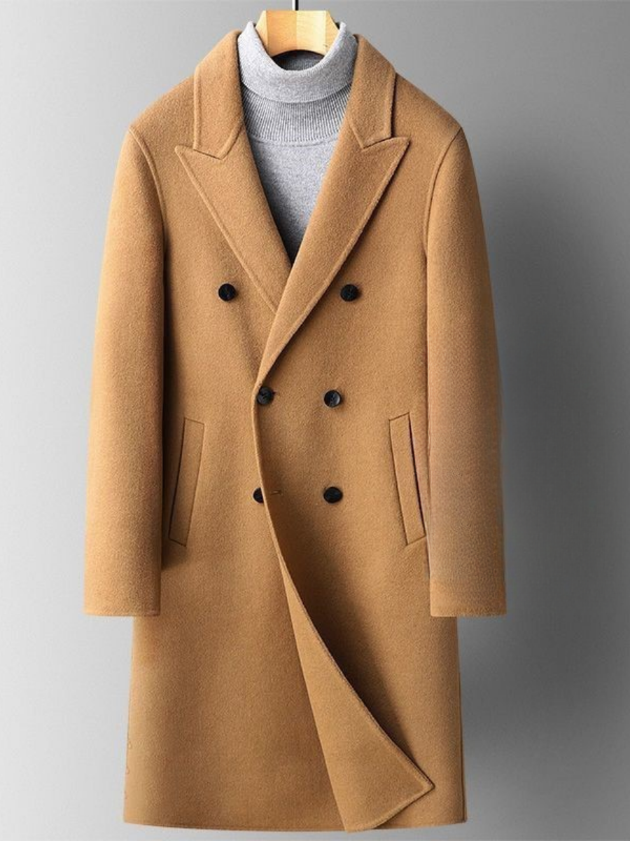 BRYNOUVELLE | Manteau Midi à Revers pour Homme