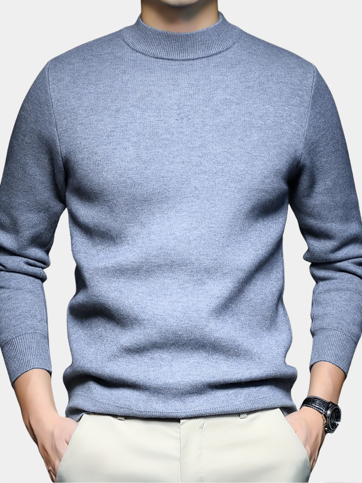 BRYNOUVELLE | Pull en Maille Coton à Col Roulé pour Hommes