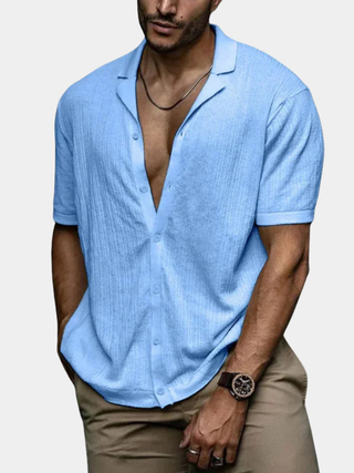 BRYNOUVELLE | Chemise en Lin Tricotée pour Homme
