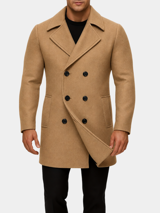 BRYNOUVELLE | Manteau Midi à Revers pour Homme