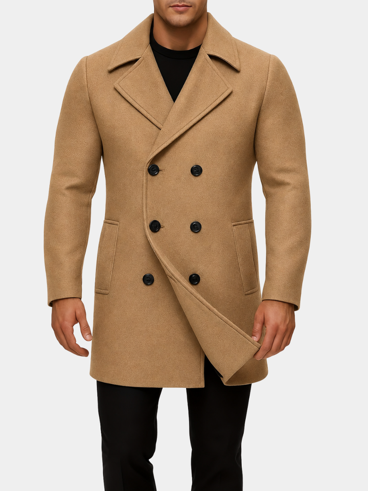 BRYNOUVELLE | Manteau Midi à Revers pour Homme