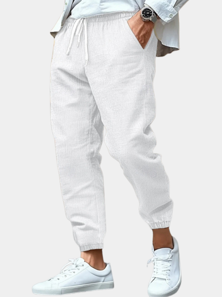 BRYNOUVELLE | PANTALON À CORDON DE SERRAGE COASTAL POUR HOMMES
