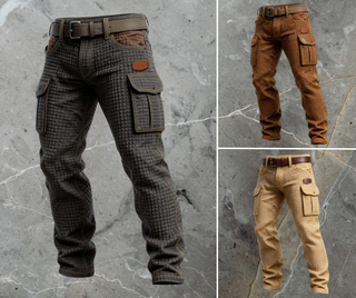 BRYNOUVELLE | PANTALON CARGO RENFORCÉ POUR HOMME