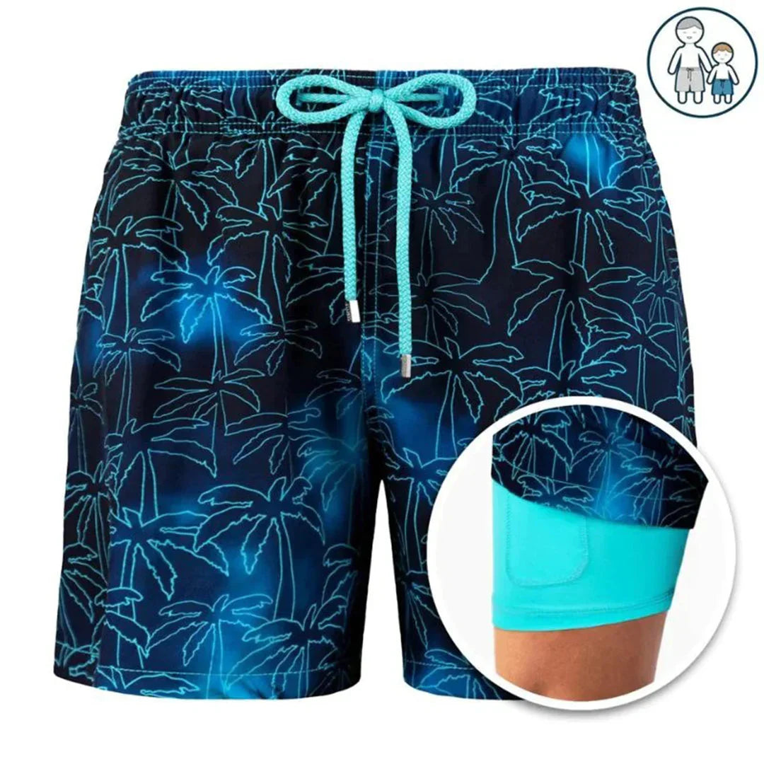 BRYNOUVELLE | SHORT DE BAIN SÉCHAGE RAPIDE POUR HOMMES