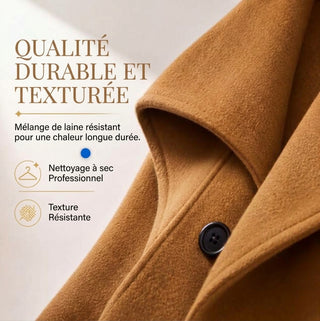 Manteau élégant mi-long pour femme – Silhouette sur mesure &amp; Style intemporel🧥