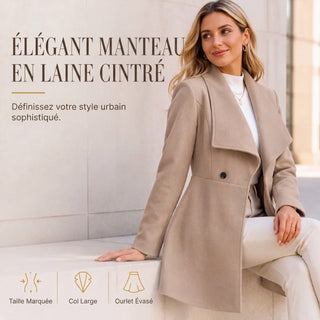Manteau élégant mi-long pour femme – Silhouette sur mesure &amp; Style intemporel🧥