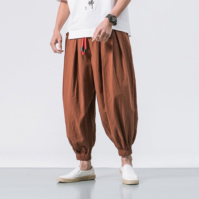 BRYNOUVELLE | PANTALONS OVERSIZE EN COTON