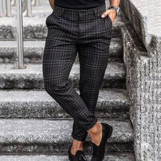 BRYNOUVELLE | CHINO À CARREAUX POUR HOMMES