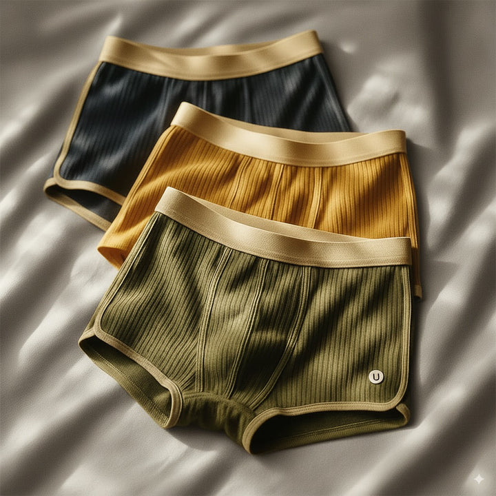 BRYNOUVELLE | BOXER EN COTON BIOLOGIQUE POUR HOMME (lot de 3)
