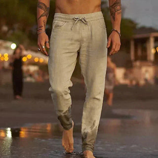 BRYNOUVELLE | PANTALONS DE PLAGE EN LIN POUR HOMMES