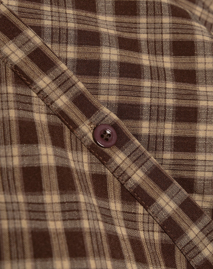 BLOUSE À CARREAUX ISAYA