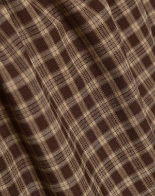 JUPE À HEM BUBBLE ISAYA BRUN