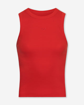 HAUT EMBROIDÉ À DOS NAGEUR ROUGE