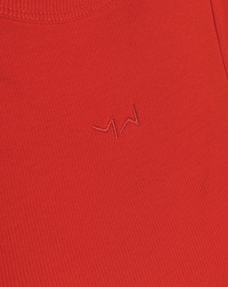 HAUT EMBROIDÉ À DOS NAGEUR ROUGE