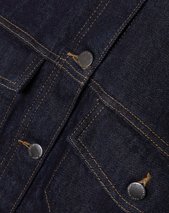 VESTE BALLOON EN DENIM BLEU FONCÉ