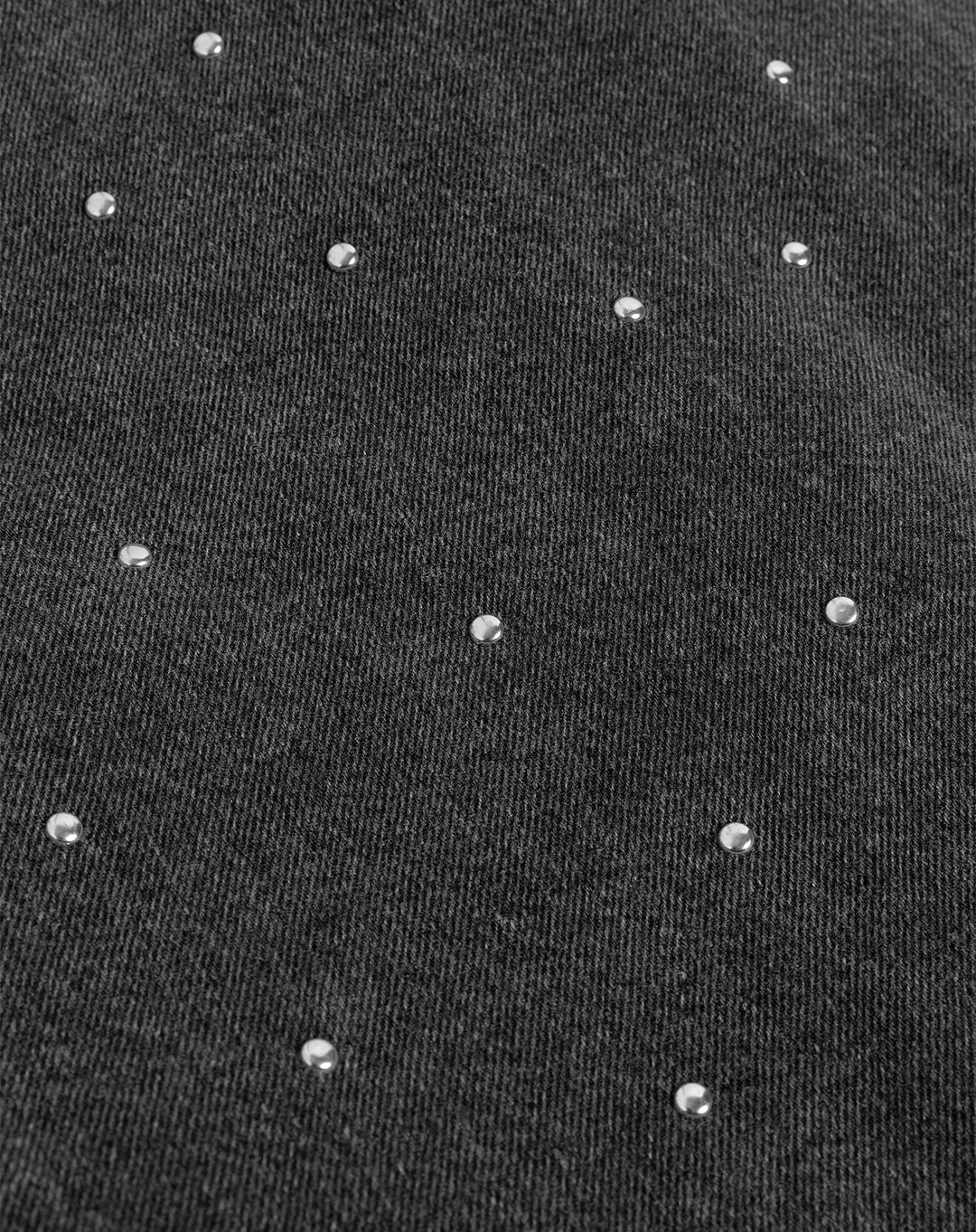 VESTE EN DENIM À STUDS GRIS