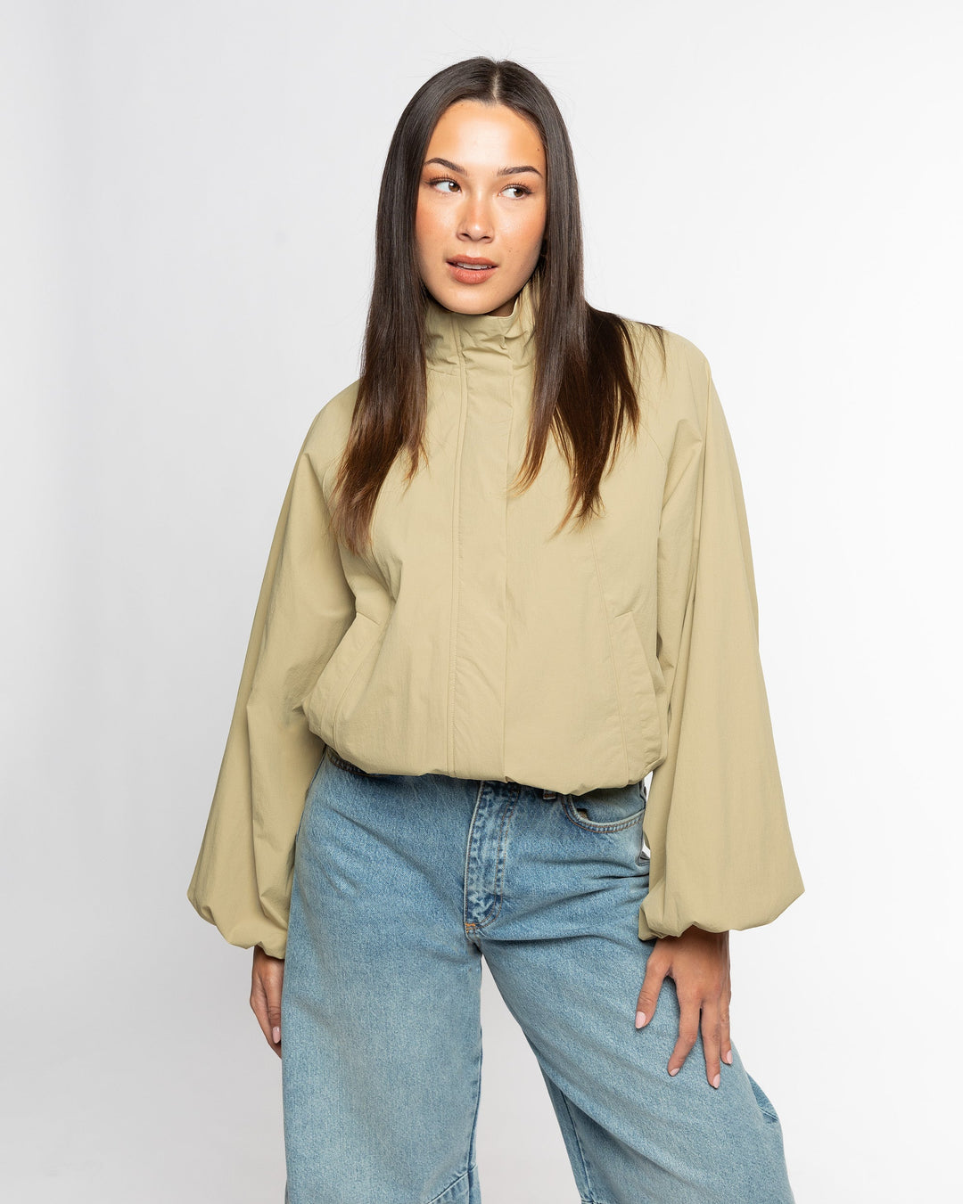 VESTE TRACK BRUNA BEIGE